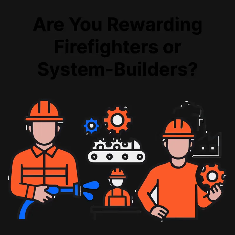 Are You Rewarding Firefighters or System-Builders? The Culture That's Killing Your Manufacturing Growth