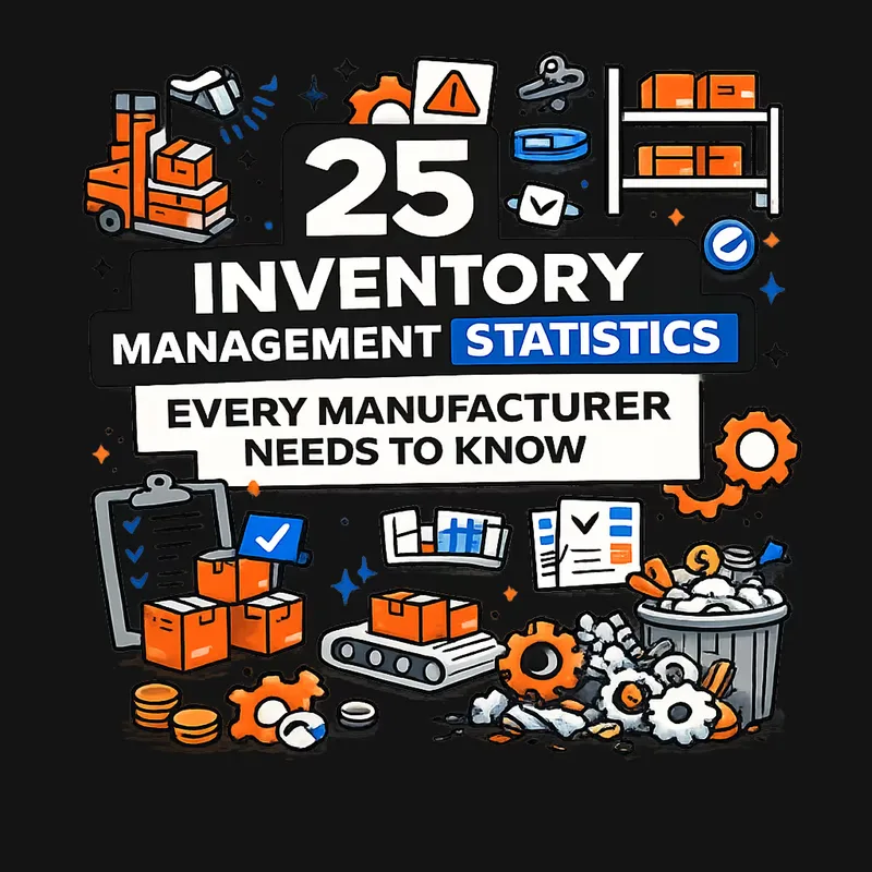 25 Inventory Management Statistics Every Manufacturer Needs to Know in 2026